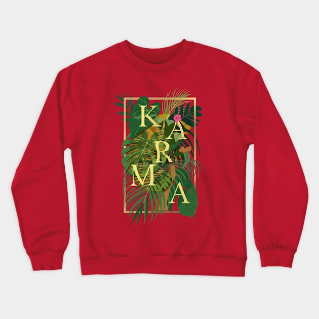 Colors of Karma Crewneck Sweatshirt by pulptart